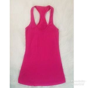 Hot Pink Lululemon Racerback Tank Top Size 4